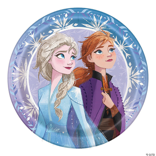 Disney Frozen 2 Round 9" Dinner Plates  8ct