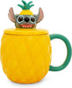 Disney Lilo & Stitch Pineapple 3D Sculpted Ceramic Mug With Lid