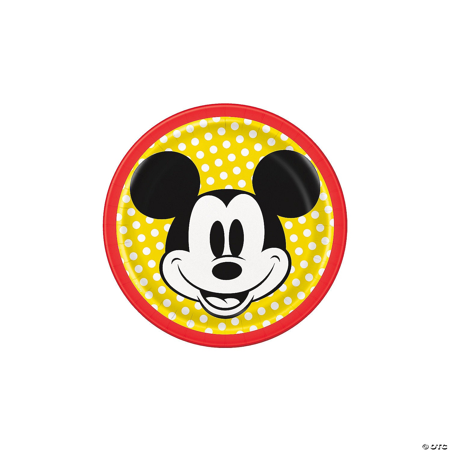 Disney Mickey Mouse Round 7" Dessert Plates  8ct