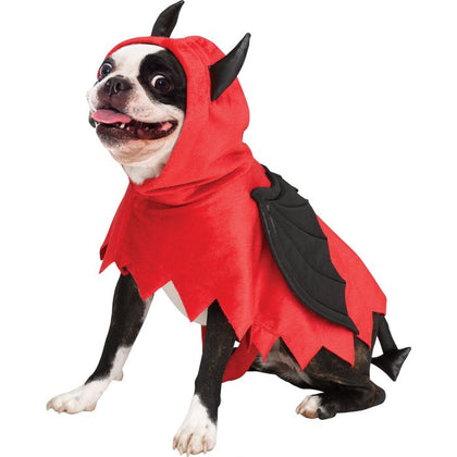 Dog Costume Devil Poncho