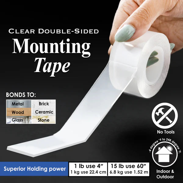 Double Sided Clear Mounting Tape 1