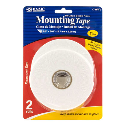 Double Sided Foam Mounting Tape 0.5