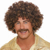 brown Unisex Afro Wig