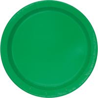 Emerald Green Paper 10" Dinner Plates 20ct | Solids