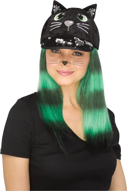 Fantasy B-Ball Hat | Black Cat