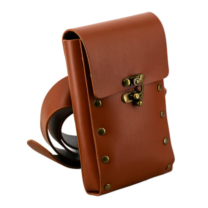 Faux Leather Waist bag with Belt