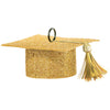 Felt Grad Cap Balloon Weight | Gold