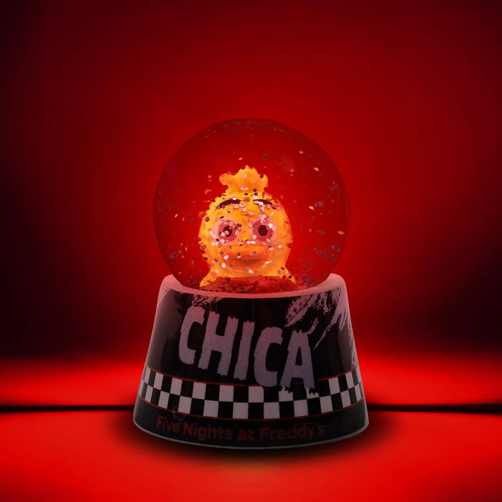 Five Nights At Freddy's Chica 3-Inch Mini Light-Up Snow Globe