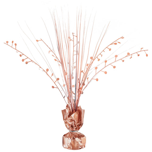 Foil Spray Centerpiece | Rose Gold
