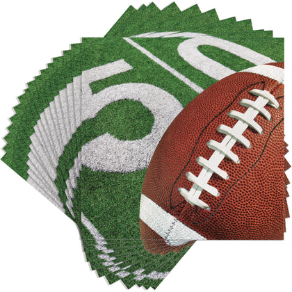 Football Party Luncheon Napkins 16ct