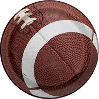 Football Party Round 7" Dessert Plates  8ct