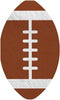 Football Shaped Luncheon Napkins 16ct