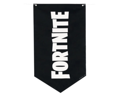 Fortnite Fabric Pennant Banner 12" x 20.5" 1pc
