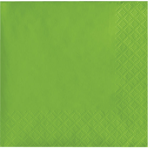 Fresh Lime Beverage Napkins 50ct | Solids
