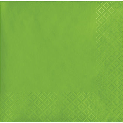Fresh Lime Beverage Napkins 50ct | Solids