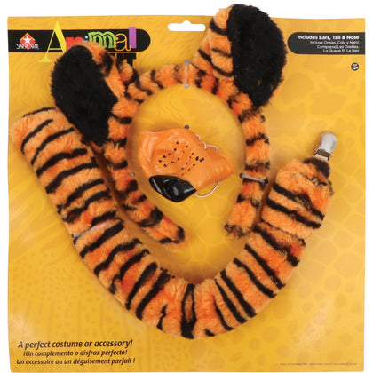 ANIMAL KIT TIGER (EARS, TAIL, NOSE)