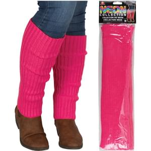 NEON PINK LEG WARMERS