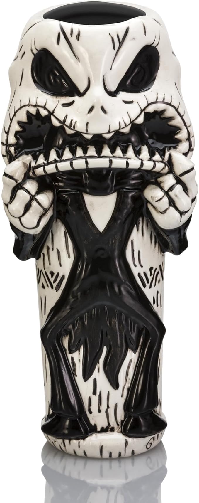 Geeki Tikis Disney The Nightmare Before Christmas Scary Jack Ceramic Mug | | Party Cocktail Tumbler For Liquor and Beverages | Holds 13 Ounces