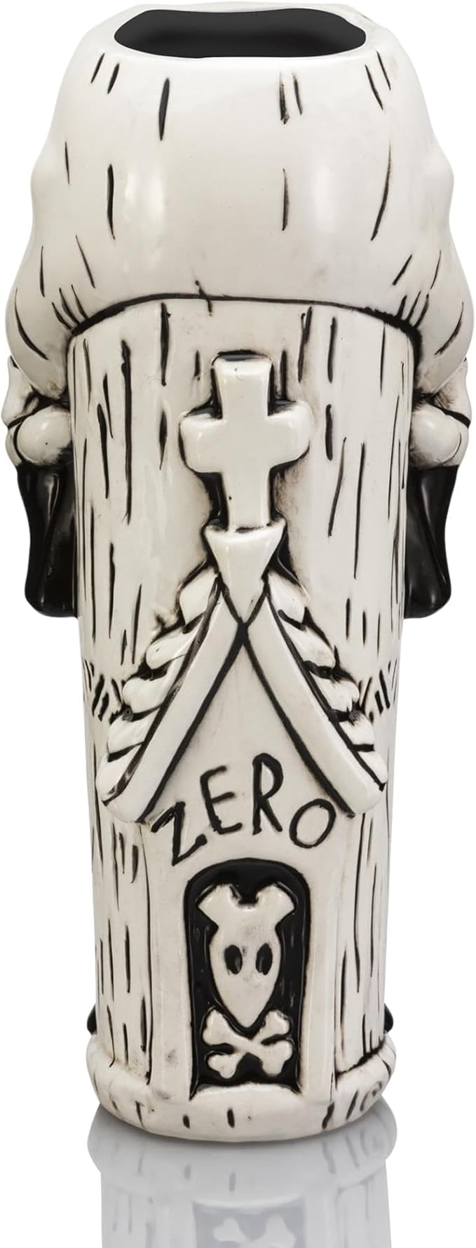 Geeki Tikis Disney The Nightmare Before Christmas Scary Jack Ceramic Mug | | Party Cocktail Tumbler For Liquor and Beverages | Holds 13 Ounces