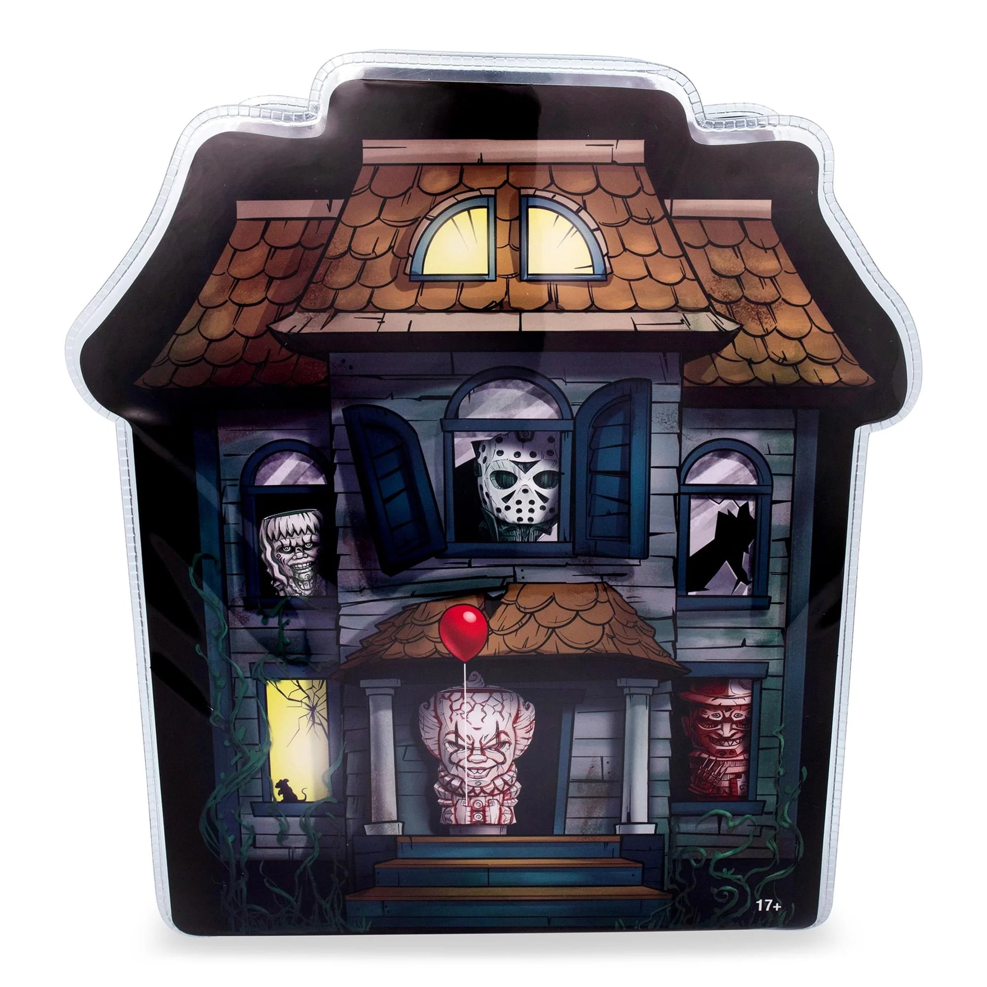 Geeki Tikis Horror Mini Muglets 4-Pack | Regan, Jason, Pennywise, Freddy