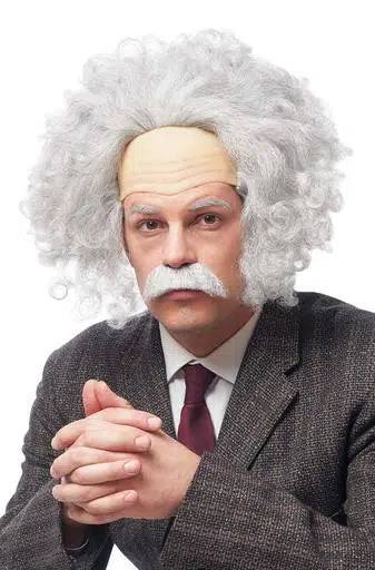 Genius Wig & Mustache