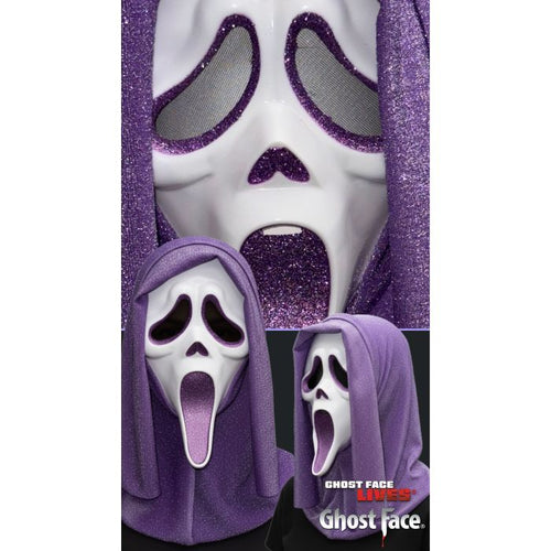 Ghost Face® Glitter Mask | Lavender Purple