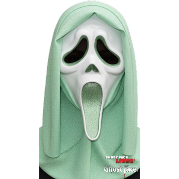 Ghost Face® Glitter Mask | Pistachio Green