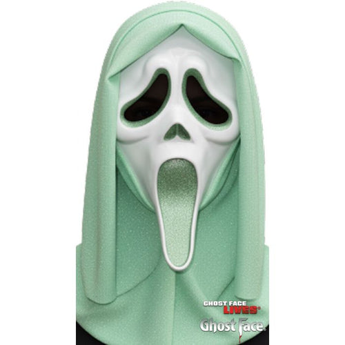 Ghost Face® Glitter Mask | Pistachio Green