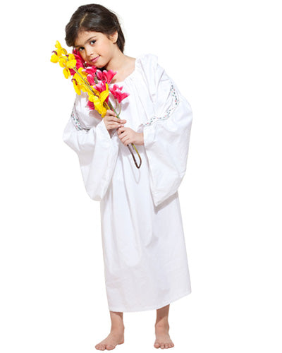 Girls Decorated Chemise Dress