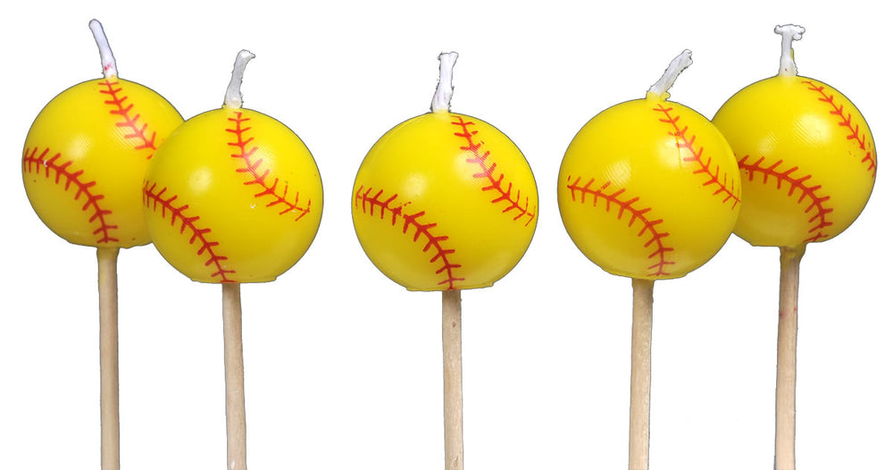 Girl’s Fastpitch – Softball Candles 5ct