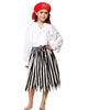 Girls Stripped Pirate Skirt
