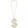 Glitter Super Dollar Sign Necklace