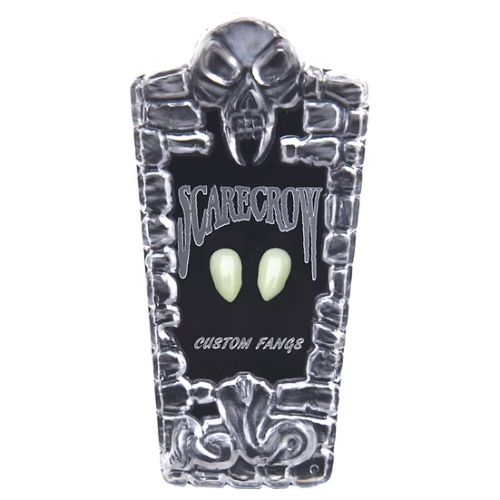 Skull-shaped product with 'Scarecrow' branding on a white background