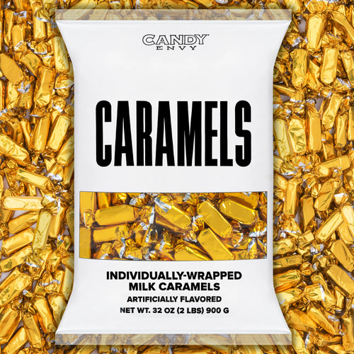 Gold Foil-Wrapped Caramels 32oz