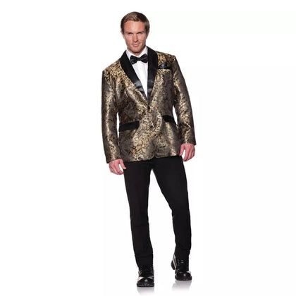 Gold Jacquard Jacket | Adult