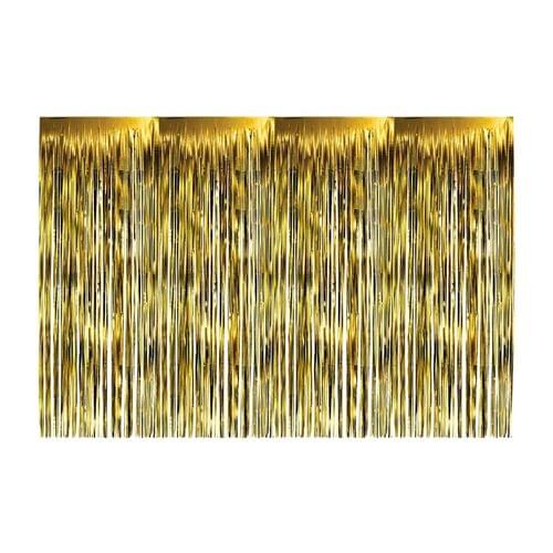 Gold Jumbo Foil Curtain