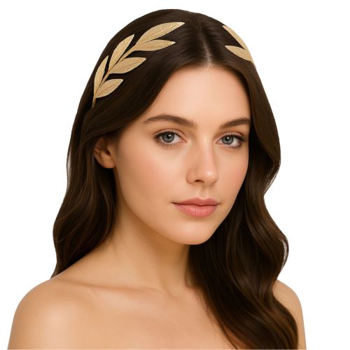 Gold Olive Branch Headband