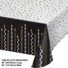 Golden Wishes Happy Birthday Paper Table Cover