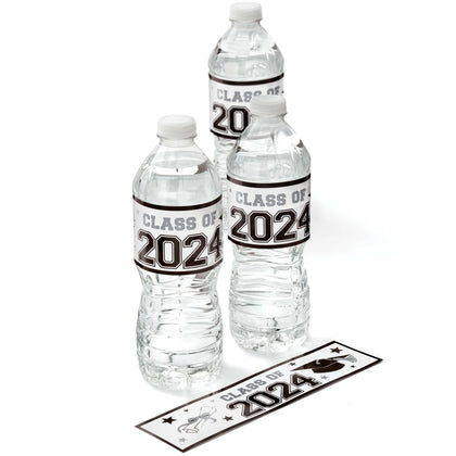 Grad 2024 Water Bottle Labels 24ct