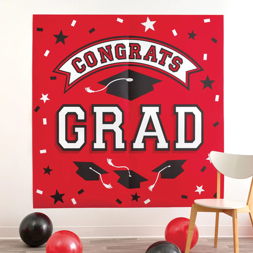 Grad Backdrop | Red