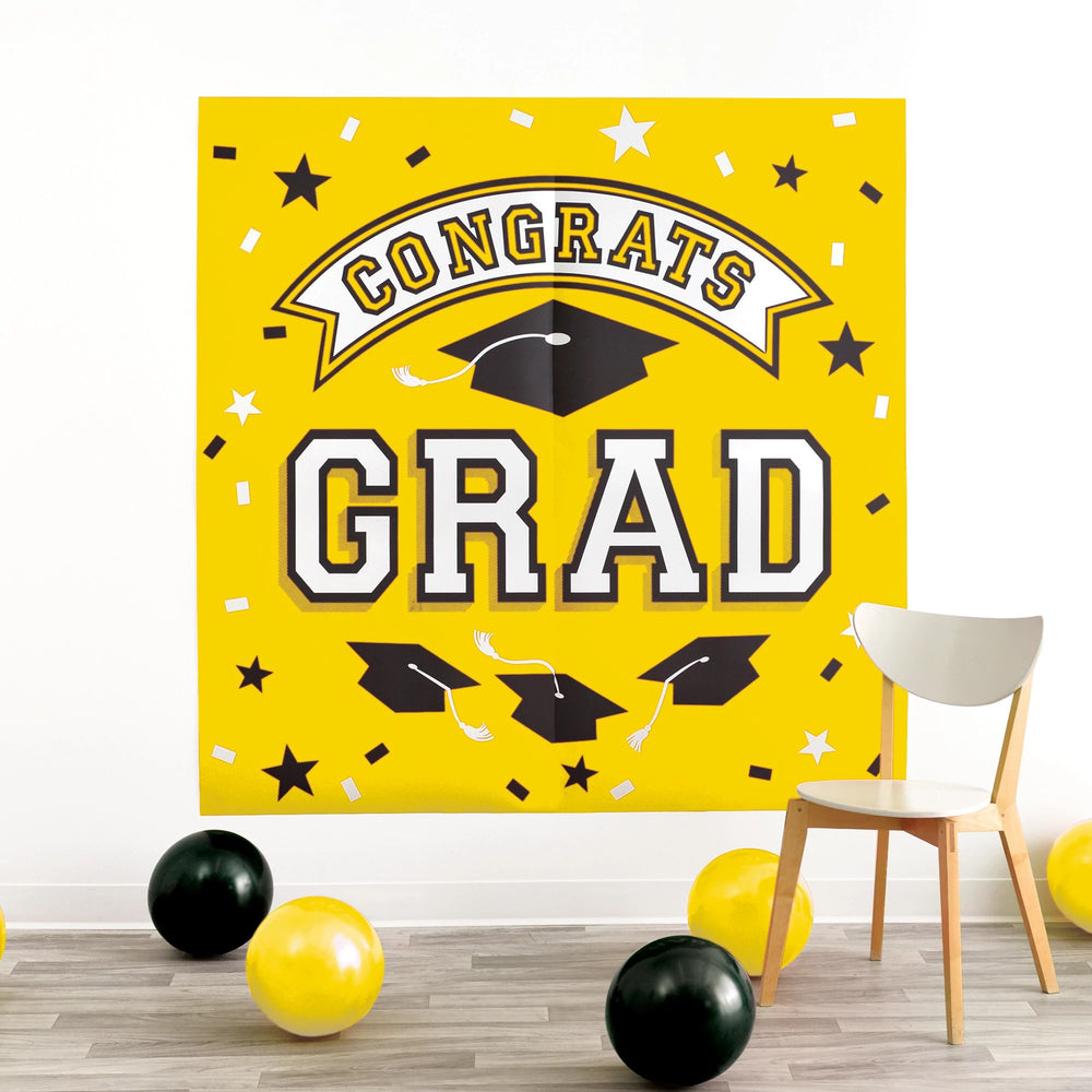 Grad Backdrop | Yellow