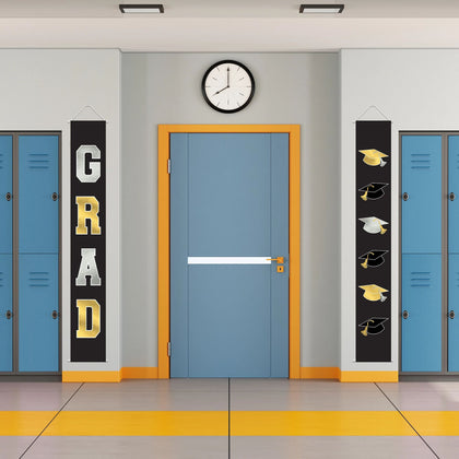 Grad Hanging Fabric Flags Home Decoration