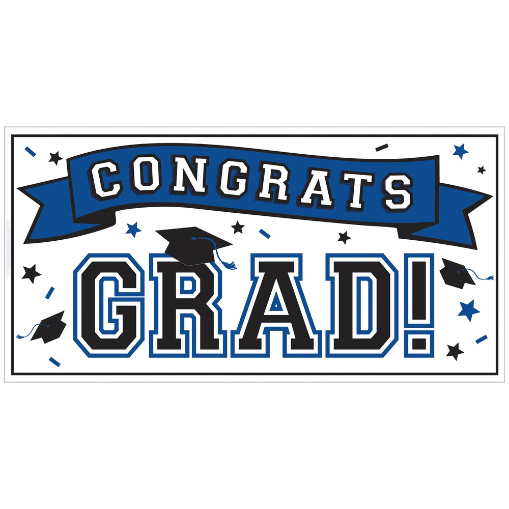Grad Large Horizontal Banner | Blue