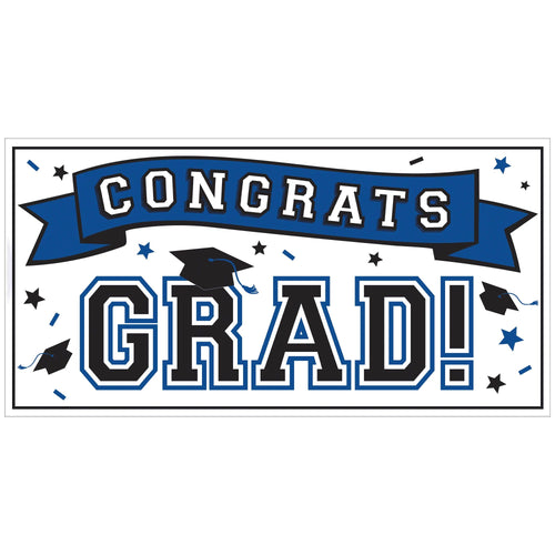 Grad Large Horizontal Banner | Blue