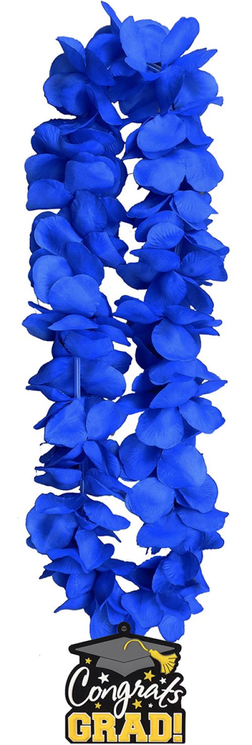 Grad Lei with Pendant | Blue