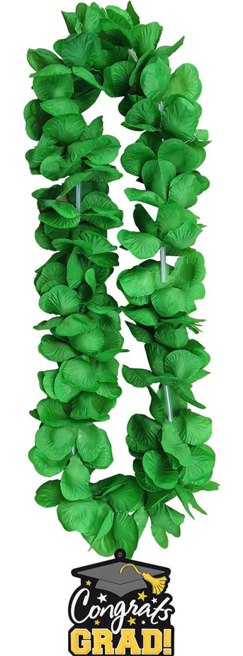 Grad Lei with Pendant | Green