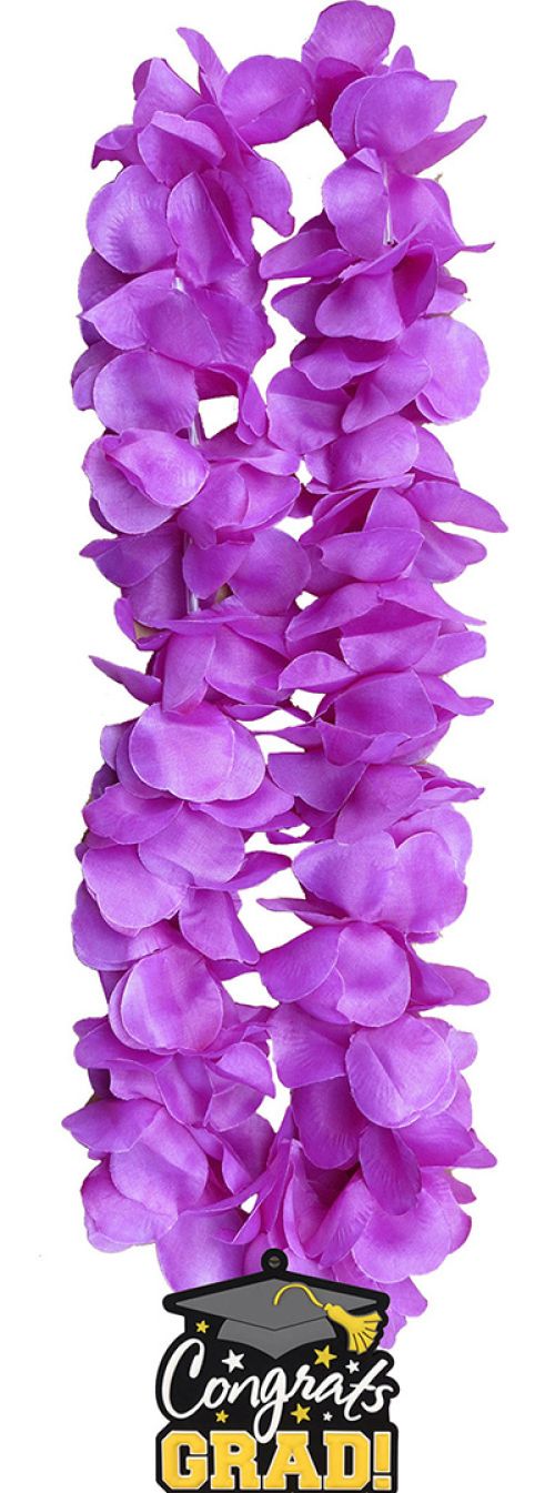 Grad Lei with Pendant | Purple