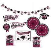Grad Room Decorating Kit - Maroon | Graduation
