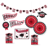Grad Room Decorating Kit - Red| Graduation
