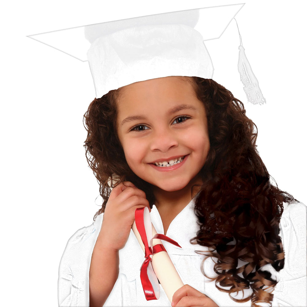 Graduation Cap - White